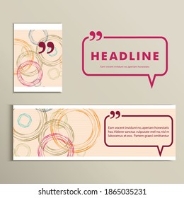 Abstract colored circles on a white background