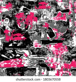abstract colored design seamless pattern