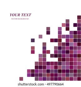 Abstract colored digital art background template design