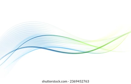 Abstract colored dynamic waves. Modern abstract cover. Colorful curve lines. Graphic concept for your design