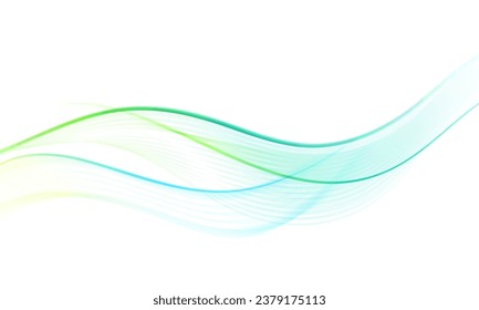 Abstract colored dynamic waves. Modern abstract cover. Colorful curve lines. Graphic concept for your design