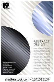 abstract colored geometric background with blue and black balls and stripes, on white background. vector eps10