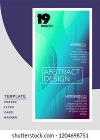 abstract colored geometric background in bright neon colors and cosmic images, planets and lights in blue and green shades