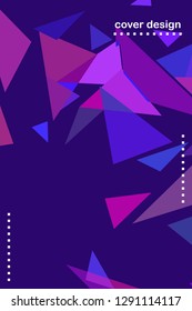 Abstract colored geometric background with polygons, vector, crystal banners, posters.