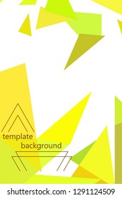 Abstract colored geometric background with polygons, vector, crystal banners, posters.