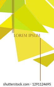 Abstract colored geometric background with polygons, vector, crystal banners, posters.