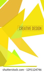 Abstract colored geometric background with polygons, vector, crystal banners, posters.