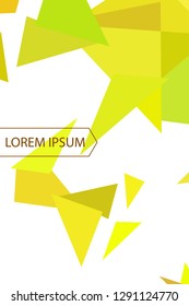 Abstract colored geometric background with polygons, vector, crystal banners, posters.