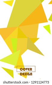 Abstract colored geometric background with polygons, vector, crystal banners, posters.