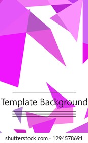 Abstract colored geometric background with polygons, vector, crystal banners, posters.
