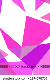 Abstract colored geometric background with polygons, vector, crystal banners, posters.