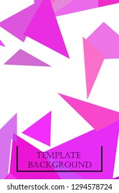 Abstract colored geometric background with polygons, vector, crystal banners, posters.