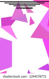 Abstract colored geometric background with polygons, vector, crystal banners, posters.