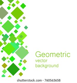 Abstract colored geometric background, rhombus, polygon, vector, business background