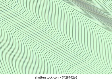 Abstract colored geometric line, curve & wave pattern. Good for web page, wallpaper, graphic design, catalog, texture or background. Vector illustration graphic.
