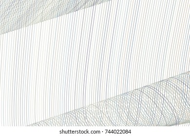 Abstract colored geometric line, curve & wave pattern. Good for web page, wallpaper, graphic design, catalog, texture or background. Vector illustration graphic.