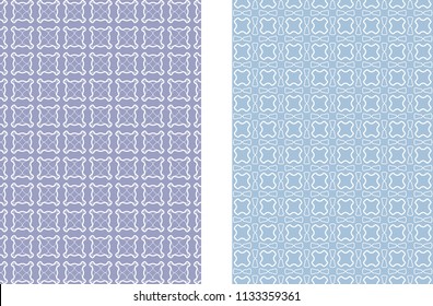 Abstract colored geometric line patterns, size A4. Set of trendy linear backgrounds, cover header design for flyer, book, wallpaper, banner, business card. Modern design. Brochure template layout