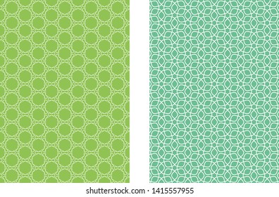 Abstract colored geometric line patterns, size A4. Set of trendy linear backgrounds, cover header design for flyer, book, wallpaper, banner, business card. Modern design. Brochure template layout