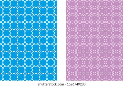 Abstract colored geometric line patterns, size A4. Set of trendy linear backgrounds, cover header design for flyer, book, wallpaper, banner, business card. Modern design. Brochure template layout