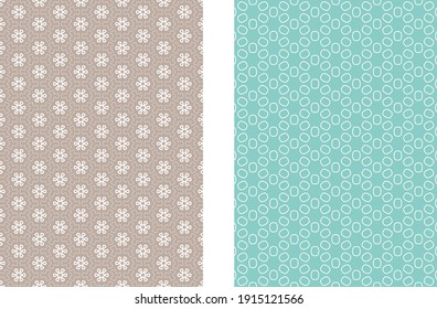 Abstract colored geometric line patterns, size A4. Set of trendy linear backgrounds, cover header design for flyer, book, wallpaper, banner, business card. Modern design. Brochure template layout
