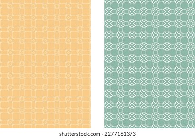Patrones de líneas geométricas de color abstracto, tamaño A4. Conjunto de fondos lineales de moda, diseño de cabecera de portada para volante, libro, tapicería, banner, tarjeta de visita. Diseño moderno. Diseño de plantilla de folleto