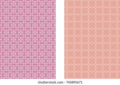 Abstract colored geometric line patterns, size A4. Set of trendy linear backgrounds, cover header design for flyer, book, wallpaper, banner, business card. Modern design. 