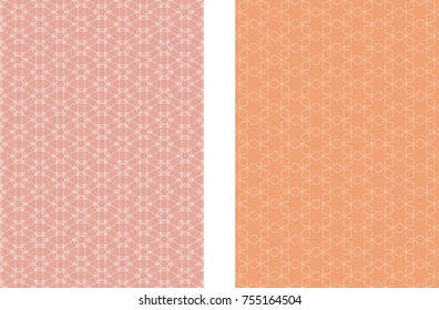 Abstract colored geometric line patterns, size A4. Set of trendy linear backgrounds, cover header design for flyer, book, wallpaper, banner, business card. Modern design. Brochure template layout