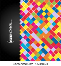 abstract colored geometrical mosaic background