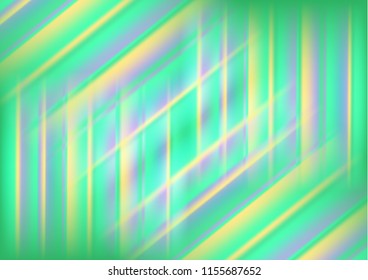 Abstract colored glowing lines on a dark background, light effects. Vector illustration.
