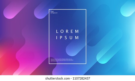 Abstract colored gradient geometric shapes background. Defocused blurred backdrop art for artistic concept works, cover designs and etc. EPS10 vector illustration.