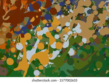 Abstract colored grunge texture of chaotic brush strokes for design of wallpaper, poster, illustration