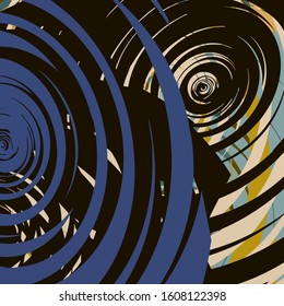 Abstract colored grunge texture of chaotic brush strokes for design of wallpaper, poster, illustration