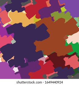 Abstract colored grunge texture of chaotic brush strokes for design of wallpaper, poster, illustration