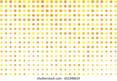 Abstract colored hexagon shape pattern. Good for web page, wallpaper, graphic design, catalog, texture or background. Style of mosaic or tile. Vector graphic.