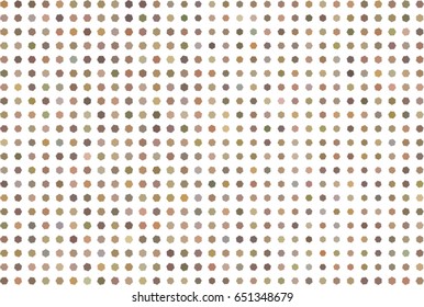 Abstract colored hexagon shape pattern. Good for web page, wallpaper, graphic design, catalog, texture or background. Style of mosaic or tile. Vector graphic.