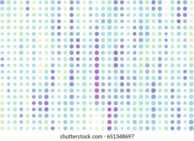 Abstract colored hexagon shape pattern. Good for web page, wallpaper, graphic design, catalog, texture or background. Style of mosaic or tile. Vector graphic.