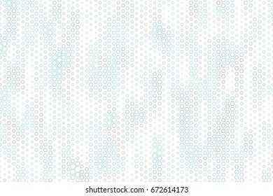 Abstract colored hexagon shape pattern. Good for web page, wallpaper, graphic design, catalog, texture or background. Style of mosaic or tile. Vector illustration graphic.