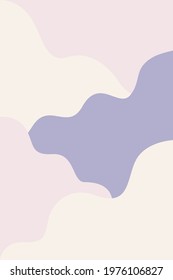 abstract colored landscape. boho, minimalism