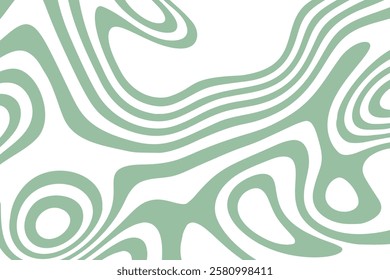 
Abstract colored lines on a white background. Geometric lines curved in the form of waves. Vector illustration.