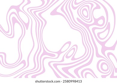 
Abstract colored lines on a white background. Geometric lines curved in the form of waves. Vector illustration.