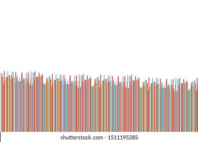 Abstract colored Lines Pattern Background, illustration.