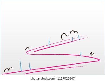 abstract colored lines for web design
