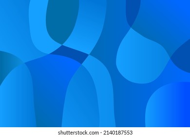 Abstract colored liquid background in blue shades. futuristic design for banners, posters, flyers and postcards. Vector graphics