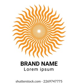 Abstract colored logo design, silhouette symbol icon vector illustration.  Modern logo, business corporate template. EPS 10 File.