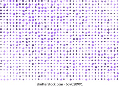 Abstract colored mixed shape pattern. Good for web page, wallpaper, graphic design, catalog, texture or background. Style of mosaic or tile. Vector graphic.