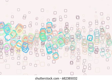 Abstract colored mixed shape pattern. Good for web page, wallpaper, graphic design, catalog, texture or background. Vector illustration graphic.