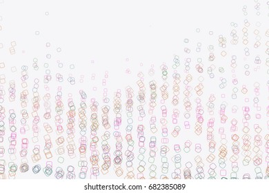 Abstract colored mixed shape pattern. Good for web page, wallpaper, graphic design, catalog, texture or background. Vector illustration graphic.