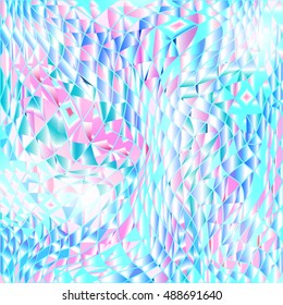 Abstract colored mosaic wave.Background from pieces of glass.Vector illustration