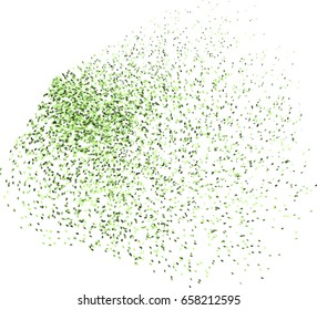 Abstract colored motion, particle or random shape pattern. Good for web page, wallpaper, graphic design, catalog, texture or background. Style of mosaic or tile. Vector graphic.