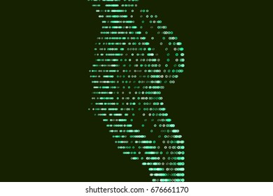 Abstract colored oval & mixed shape pattern. Good for web page, wallpaper, graphic design, catalog, texture or background. Vector illustration graphic.